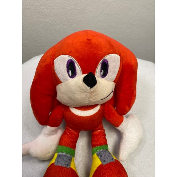 Sega Sonic the Hedgehog Knuckles the Echidna Plush Toy Stuffed Animal 11" - Picture 2 of 5